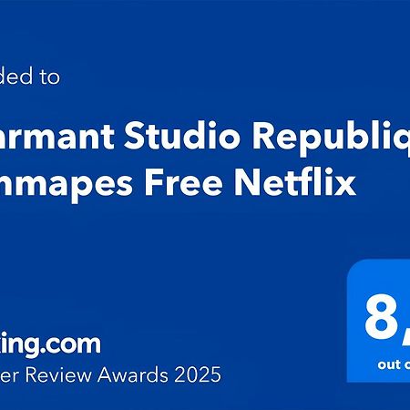Charmant Studio Republique Jemmapes Free Netflix Parigi Esterno foto